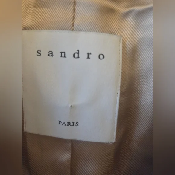 Sandro Ayan Metallic Jacquard Blazer - Picture 5 of 13